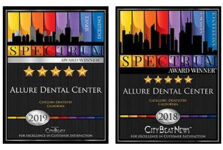 Awards - Allure Dental Center in Mountain View, CA