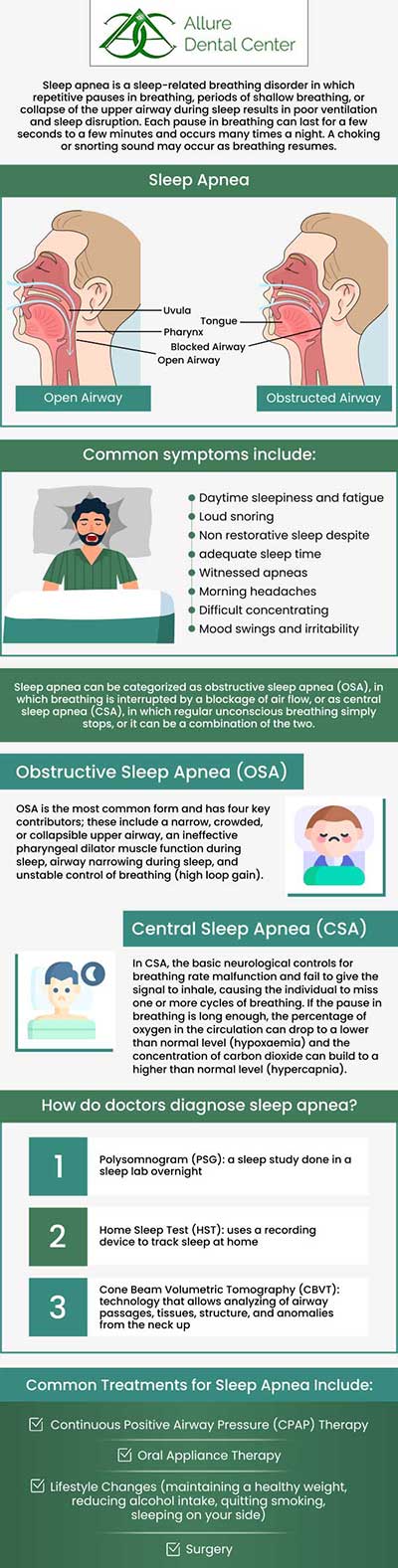 Sleep apnea is a medical condition in which you stop breathing while sleeping. The signs of sleep apnea may include snoring, headaches, and excessive tiredness. If you are looking for an experienced sleep apnea dentist, look no further! At Allure Dental Center, our experienced dentists Dr. Trinh Lee and Dr. Suzanna Lee provide non-invasive treatment options for patients suffering from sleep apnea. For more information, contact us or schedule an online appointment. We are conveniently located at 570 N Shoreline Blvd Mountain View, CA 94043. Sleep apnea is a medical condition in which you stop breathing while sleeping. The signs of sleep apnea may include snoring, headaches, and excessive tiredness. If you are looking for an experienced sleep apnea dentist, look no further! At Allure Dental Center, our experienced dentists Dr. Trinh Lee and Dr. Suzanna Lee provide non-invasive treatment options for patients suffering from sleep apnea. For more information, contact us or schedule an online appointment. We are conveniently located at 570 N Shoreline Blvd Mountain View, CA 94043.