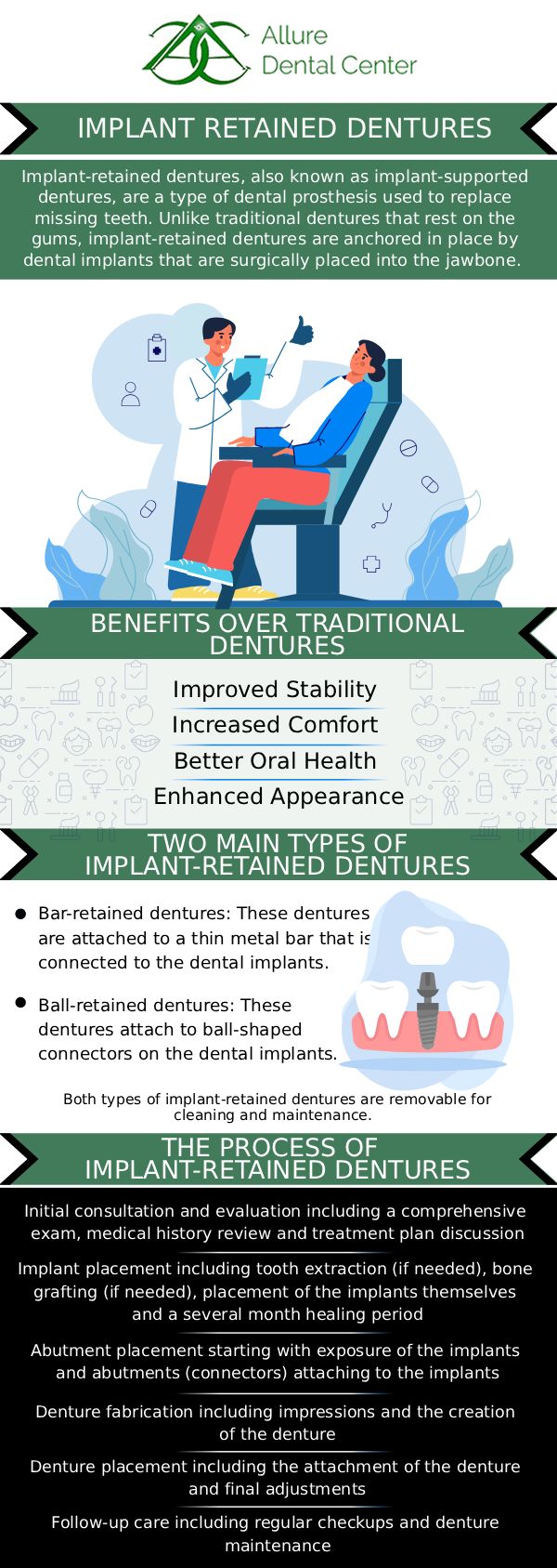 Implant-retained dentures may be a secure and convenient option if you have lost your teeth due to any cause. As a result, you will be able to eat, chew, and speak normally again. To take advantage of this service, visit our specialists, Dr. Trinh Lee and Dr. Suzanna Lee at Allure Dental Center. For more information, contact us or schedule an online appointment. We serve patients from Mountain View CA, and surrounding Bay Area cities.