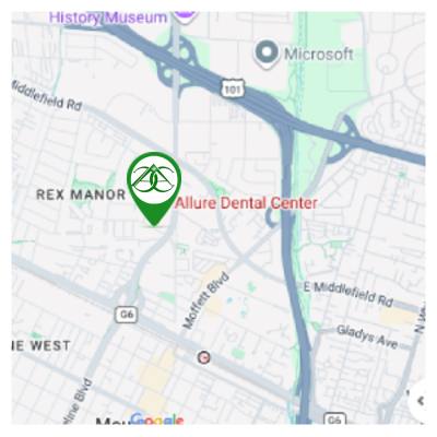 Get Directions to Allure Dental in Moutain View, CA